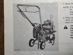 John Deere 216 Walk-Behind Rotary Tiller SN 80,001-120,000 Owner Operator Manual