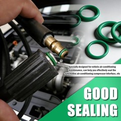 270PCS AC O Ring Kit 18 Sizes Oil Resistant Rubber Sealing Assortment with Box