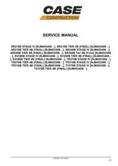 Case SR210B,SR240B,SV280B,TR270B,TR310B,TV370B Tier 4B Skid Steer Service Manual