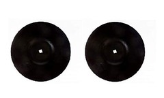 2 of 22″ Flat Center Smooth Disc Harrow Blade 1-1/8″ Square Bore 6 Gauge