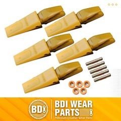 10PK 119-3204 Bucket Shanks, 1U3202 Bucket Dirt Teeth w Pins Fits CAT Style J200