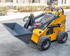 New 23HP Mini Skid Steer Loader Stand On EPA Certified Engine Electric Start