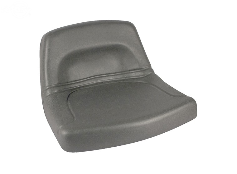 Heavy Duty Low Back Steel Pan Seat with PVC Cover & Foam, Water Resistant