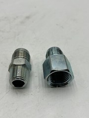 (QTY 3) Brass Craft Mild Steel Hydraulic Adapter Replacement Heavy Duty
