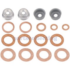 Injector Seal Kit With Heat Shield 19077-53650 Fits Kubota D1105, 3 Cylinder USA