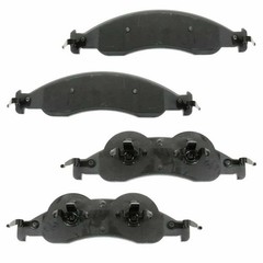 4pcs Front Ceramic Slotted Disc Brake Pads Ford Lincoln Navigator 5.4L 2007-2009