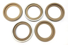 Marel 65mm O.D x 45mm I.D x 8mm Metal and Rubber Seal [Lot of 5] NOS