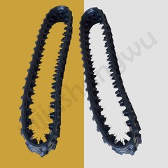 Two Tracks 180*72*37mm Size for China Mini Excavator 2 Pcs Tracks