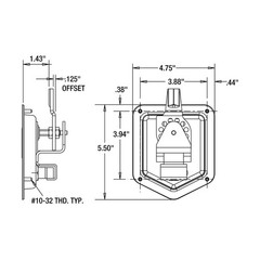 Buyers Products L8816 Folding T-Handle Latch – Stainless Steel … FAST US