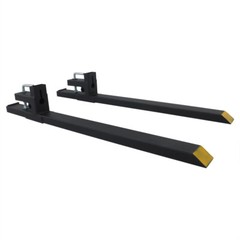 New 4000lbs 60″ Clamp on Pallet Forks for SkidSteer Loader Bucket Tractor Fork