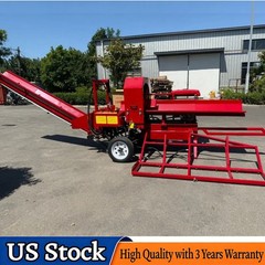 27T Hydraulic Firewood Processor with 739cc RATO Engine Log Lifter&118″ Conveyor