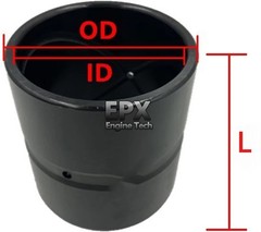 2PCS 25x35x30MM Excavator Bucket Bushing (ID x OD x L) BUSHING ,BEARING SLEEVE