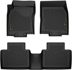 PIT66 TPE Floor Mats Compatible with Nissan Rogue 2014-2020 (No Rogue Sport or