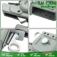 Gray Category 2 Tractor Easy Change Quick Hitch with Stabilizer Bar