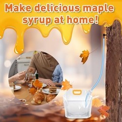 15 Maple Syrup Tapping Kits – 5/16″ Taps, 44.3Ft Tubing, Quart Filters & More