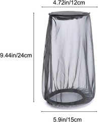 Motorcycle Air Filter Rain Sock Cover, Waterproof Dustproof Pro Color: Black#L
