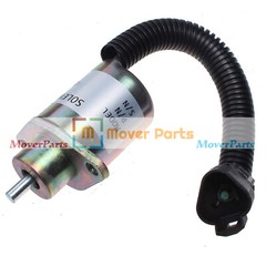 Fuel Shutoff Solenoid 12V 173-1338 172-7209 For CAT 236 246 252 267 277 287 906