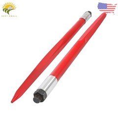 2 Pack 39″ 3000lbs Square Hay Bale Spear Wide Tine Spike Skid Conus For Tractor