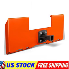3/8″ Thick Skid Steer Mount Plate 3000LBS Capacity w/2″ Removable Hitch Receiver