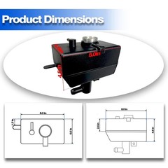 Aluminum JL Coolant Reservoir Tank Wrangler JL Coolant Reservoir Jeep JL Cool…