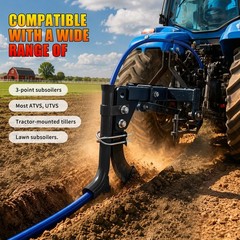 Pipe Layer Attachment Fits Any 3-Point Hitch Mounted Ripper Hitch Lawn Subsoiler