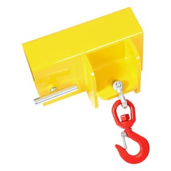 Adjustable Forklift Lifting Hoist Hook Attachment Mobile Forklift Crane 2200lbs