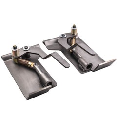 1 Pair Skid Steer Quick Tach Brackets Conversion Adapter For Latch Box Weld On