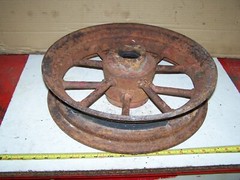 F&H Round Spoke Front Tractor Wheel 16″ Rim FRENCH HECT HC223 Original Implement