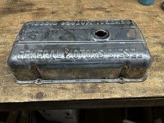 3-53 General Motors Diesel Rocker Cover. Chrome. Good Used. Includes Gasket