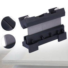Bench Vise Mount Bender Metal Plate 0-90° Angle Bending Tool 3 Segmented Blades