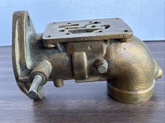 Vintage Antique Brass Tractor Carburetor Part Marked AAe 1 , 5lbs 4oz 7” L Rare!