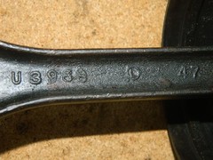 Set of 4 Vintage AC Allis Chalmers Engine Connecting Rods U 3988 with Pistons