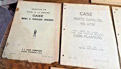 Vintage 1950s J.I. Case Parts Catalogs Planters Balers Rakes Lot of 11
