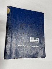 Clark Forklift Model C30 Operations & Parts Manual