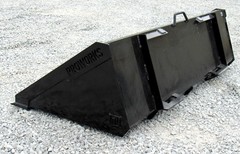 72″ Smooth Bucket Attachment Standard Duty Fits Skid Steer Compact Tractor USA