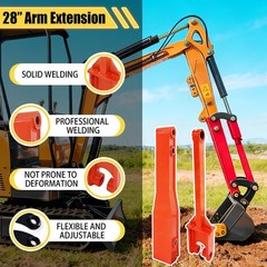 Excavator Arm Extension Kit for 0.8Tons-2tons Mini Excavator