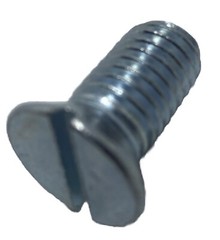 1/2-13 x 1″ overall length, Zink Countersunk Slotted Machine Screw (Qty 20)