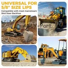 6684447 Cat Skid Steer Bucket Unitooth Trenching Bucket Teeth with Hardware 6PK