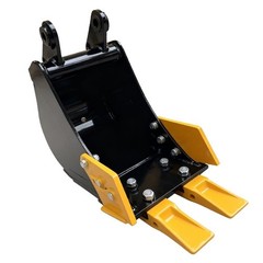 200mm Bucket & Quick Hitch, For 0.8-2Ton Mini Excavators, Free Shipping