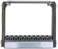 Buyers Products 5231112 Flexible Rubber Step with Galvanized Steel Diamond De…