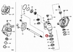 4265156M91 Massey Ferguson GC1705 GC1710 GC1720 GC1723E MFWD Front Spindle Seal