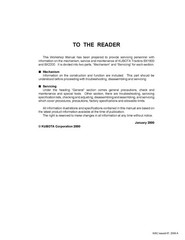 1800 Utility Tractor Workshop Service Repair Manual Fits Kubota BX1800 BX2200