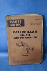 Caterpillar No 112 Motor Grader Instruction Shop Manual Book Catalog Guide 35663