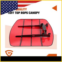 Sun Shield Tuff Top Tractor Canopy For 2″ x 2″ or 2″ x 3″ ROPS 48″ X 52″-Red