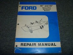 Ford 48″ 60″ Direct Drive Mid Mount Mowers Shop Service Repair Manual xz