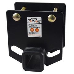 TOPTOW 63803 RV Bumper Hitch Receiver 2 inch Adapter Openning 3500 LBS Capacity