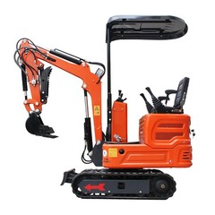 FREE SHIP 1Ton Mini Excavator B&S 13.5HP Crawler Hydraulic Digger