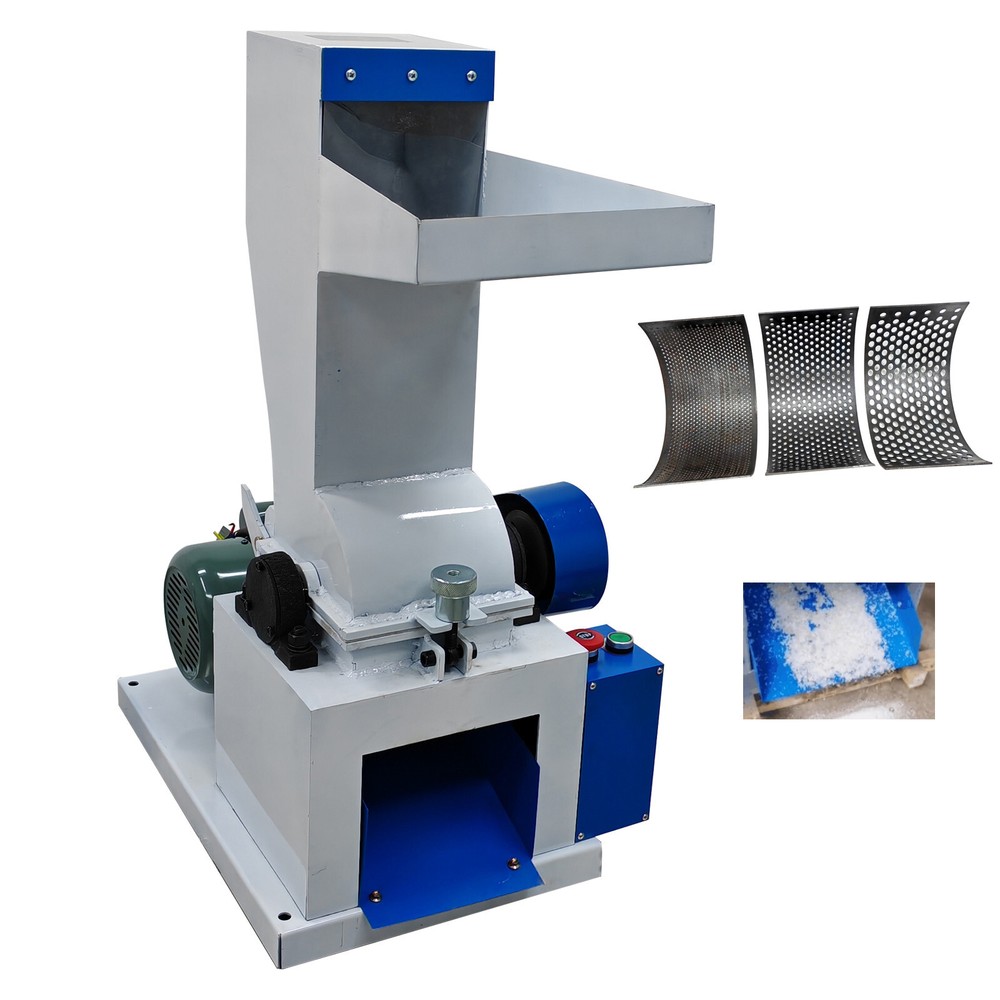 3/6/10mm Screens Electric Hammer Crusher Rock Crushing Machine 220V 2.5KW