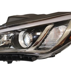 Headlight Assembly 2015 2016 2017 Hyundai Sonata Left Driver Side Chrome Housing