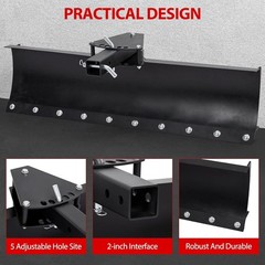 3-Point 42″ Rear Tow Behind Box Scraper Grading Blade Implement Fits ATV/UTV
